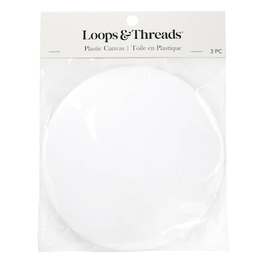 5.5" Clear Circle Plastic Canvases by Loops & Threads®